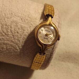 Gold plated vintage 1960's Whitaker watch